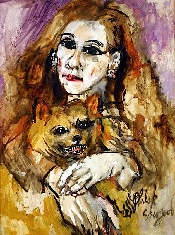 Woman with Dog  (JuJu)